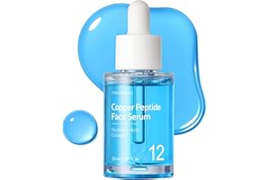 TOSOWOONG Copper Peptide Face Serum, with Copper Tripeptide, GHK-Cu, 12 Multi-Peptide Formula for Skin Smoothness, Firm-Looki