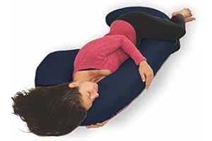 The Daisy Bee New Microfiber Zippered Replacement Maternity Body Pillow Cover (Blue)