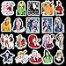 Qweryboo 50 pcs Billie Eilish Waterproof Stickers, Vinyl Stickers Decal for Skateboard Pad MacBook Laptop Luggage Bike