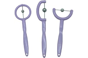 SARYHHGKIT 3pcs Kids Tongue Tip Lateralization Elevation Tools Tongue Tip Exercise Set Oral Muscle Training Tool Autism Speech Therapy Tools (Purple)