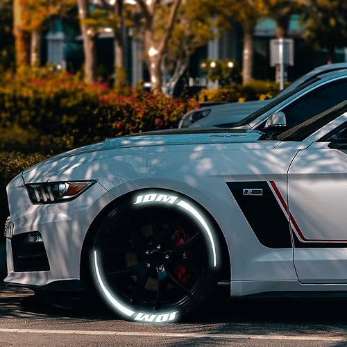 Tire Stickers 8 Groups Sports Blade Night Reflective Permanent ...