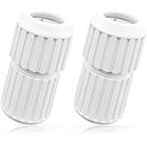Niuohoy 2 Pcs Pool Telescoping Pole Cam Lock Replacement with Twist Lock Fit for EZ Lock Cam for Telescopic Swimming Pool Poles Fits 2 and 3 Section Poles (White)