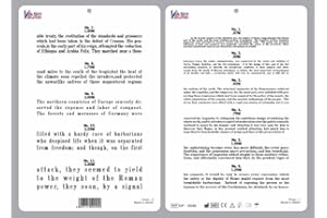 BAWSH Jaeger Eye Chart for Near Vision Testing