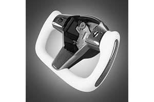 ZIMABLUE Yoke Steering Wheel for Model 3/Y-2017-2023 Real Carbon Fiber Steering Wheel with Heating Function Compatible with Tesla Model 3 Y