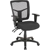 Lorell, LLR86201, ErgoMesh Series Managerial Mid-Back Chair