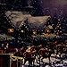 LED Lighted Santa and Reindeer Making Deliveries Christmas Canvas Wall Art 15.75