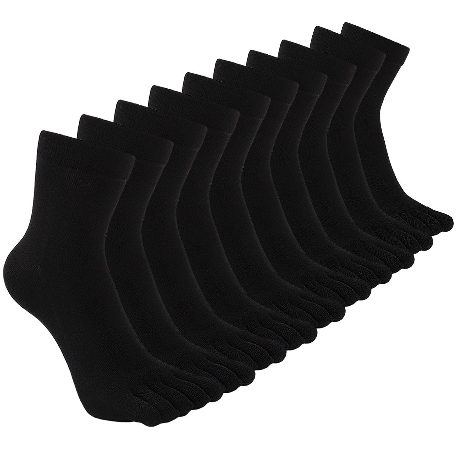 Photo 1 of ** TOE SOCKS**
CaiDieNu Mens Toe Socks Cotton Athletic Running Five Finger Crew Socks