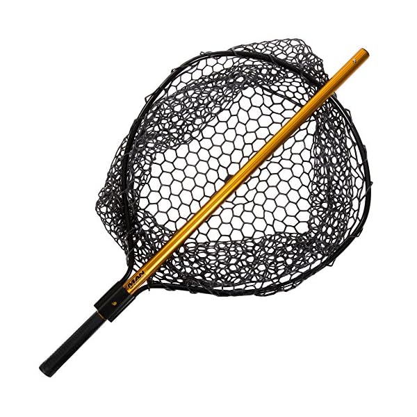 Wakeman-Fishing-Retractable-Rubber-Landing-Net-with-35-Handle