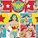 Bumkins TSA Approved Toiletry Bag, Travel Bag, Quart Zip Pouch, Clear Sided, PVC-Free, Vinyl-Free, Set of 3 – DC Comics Wonder Woman