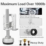 Tahikem 4pk Heavy Duty Leveling Feet for Workbench Cabinet Pool Table Bench view 7