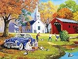 SunsOut Family Time by The River 300 pc Jigsaw Puzzle