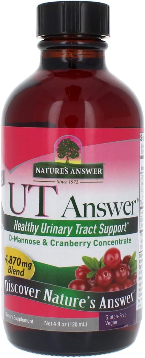 Nature's Answer UT Answer Cranberry Flavor, 4-Fluid Ounces : Cranberry Herbal Supplements : Grocery & Gourmet Food