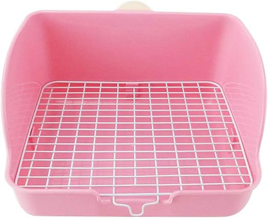 rabbit litter box with screen