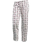 I Love NY Lounge Pants Pajama Bottoms New York Sleepwear (White, M)
