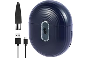 FIZOCOSISTO Electric Nail Clipper with Light&2 Speeds,Nail Clippers with Nail Scraps Box,Portable Nail Files,Rechargeable Nail Cutter Safety Fingernail Trimmer for Baby