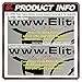 3M SERIES VINYL - (6 piece) 2010 - 2018 Dodge Ram 2500 3500 Truck Hood Stripes Graphic 6 STAMPS VENT INLAY Louver Decals Kit (EL Master Grade Pro: Matte Satin Black)