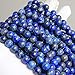 MJDCB Natural Lapis Lazuli Gemstone Loose Beads Round 6mm Energy Stone Healing Power for Jewelry Making