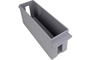 CAROUSEL CHECKS INC. Extra-Capacity Rolled Coin Plastic Storage Tray, Whole Dollar, Gray (1 Tray)