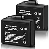 Svenirven 7.4V Batteries for Heated Gloves - Rechargeable Lithium Polymer Replacement Set Compatible with Heated Gloves, Socks, Jacket, Mittens, Vest (3500mAh)