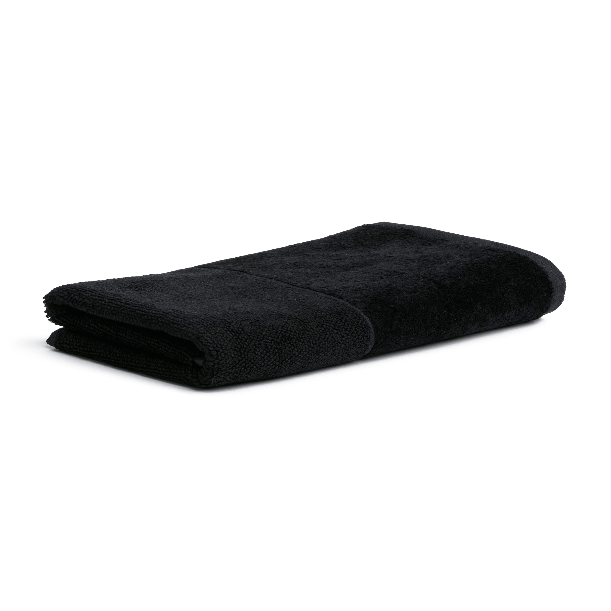 Möve Bamboo Luxe bath towel 80 x 150 cm made of 60% cotton / 40% viscose from bamboo cellulose, black
