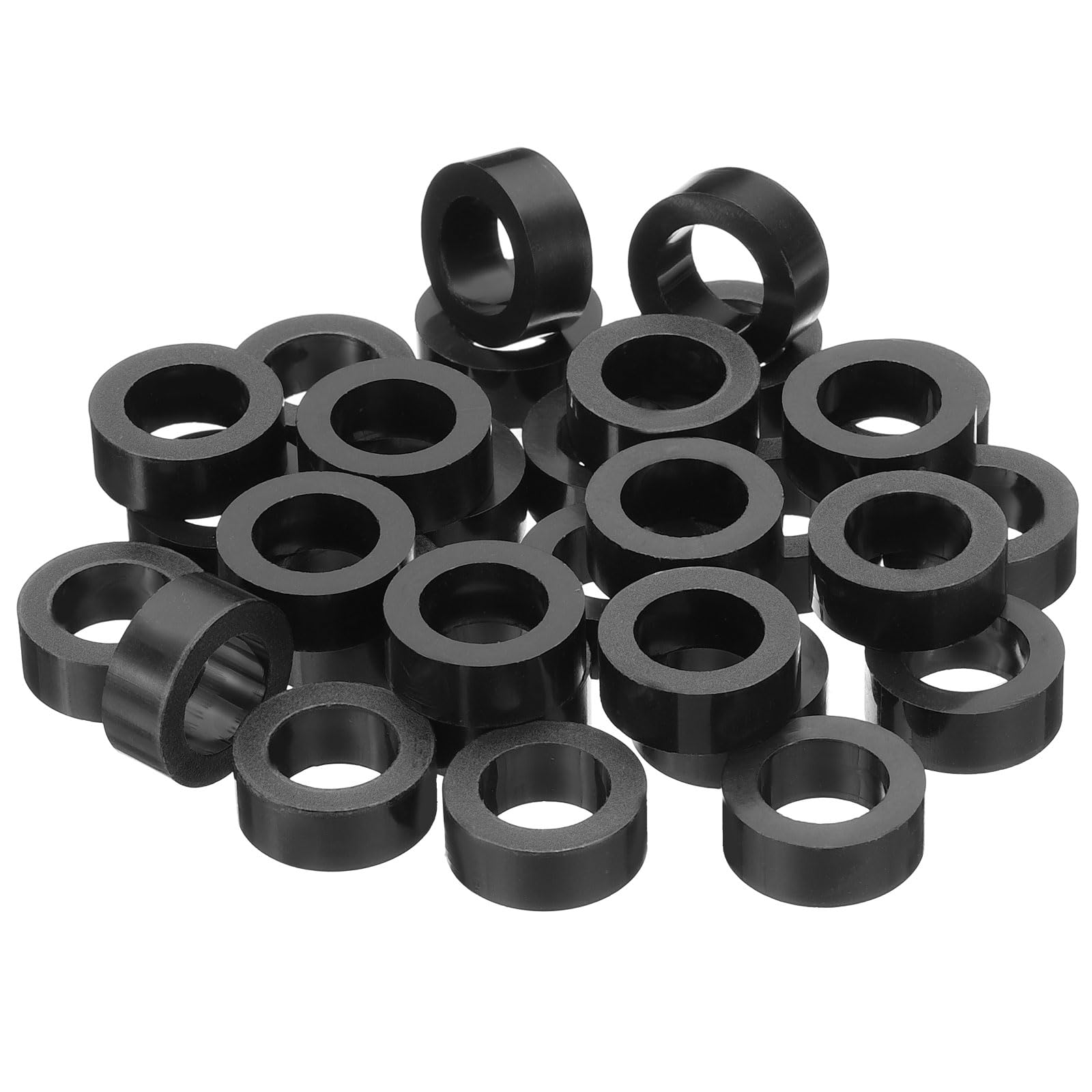 PATIKIL M10 Round Electrical Outlet ABS Spacers Washer, 30 Pcs 10.2mm ID, 16mm OD, 8mm Length Without Threaded,Switch and Receptacle Spacers Hardware for M10 Screws โ image 1
