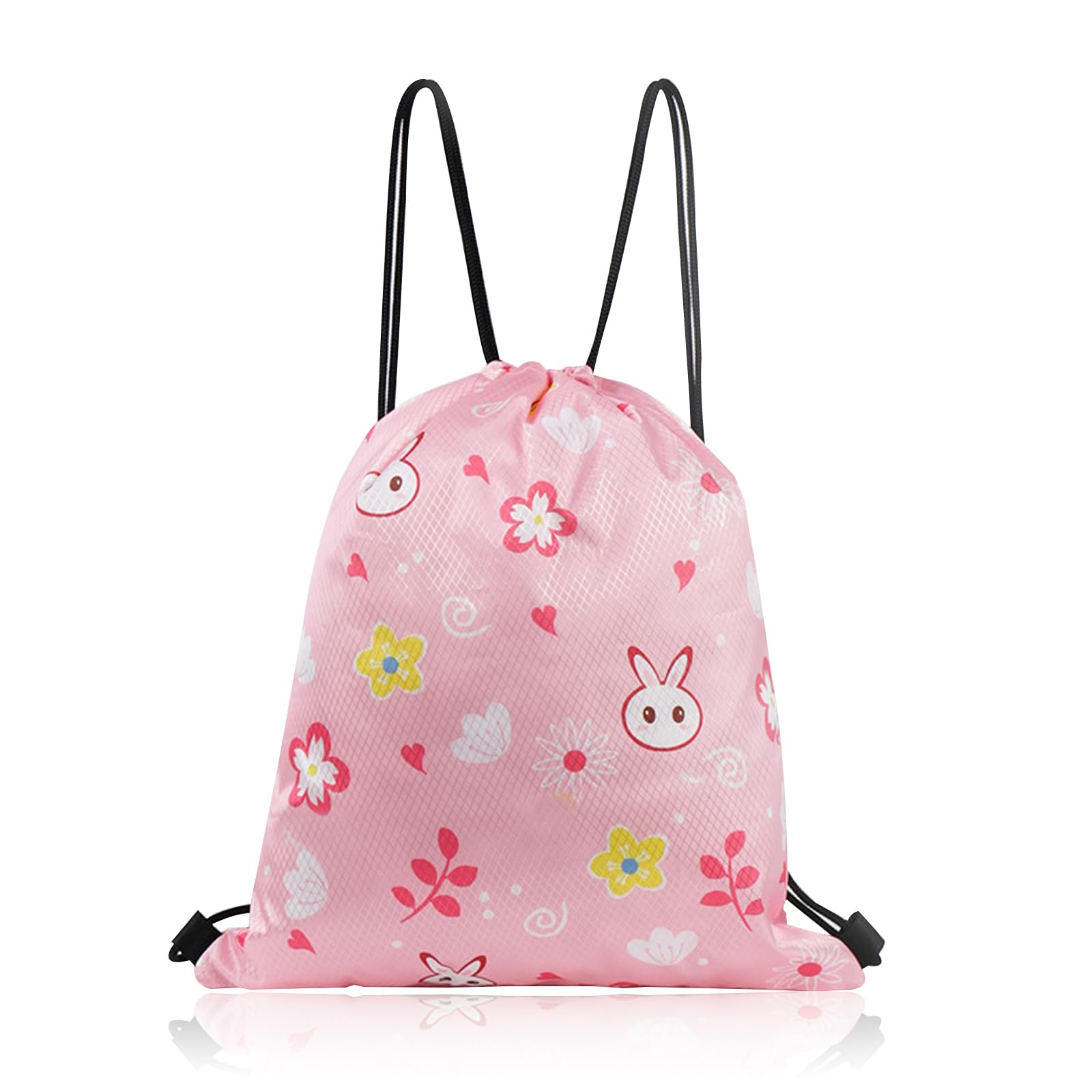 Cosysparks Kids Swimming Bag, Dry-Wet Separation Drawstring Swimming Bags Kids Drawstring Bag Waterproof Swim Bags for Kids PE Bags Kid Beach Bag for Boys Girls (Style 1)