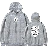 LATLONG Marshmello DJ フード付き パーカー マシュメロ プリント トレーナー アウトウェア HIPHOP 長袖 春秋 プルオーバー 男女兼用 25