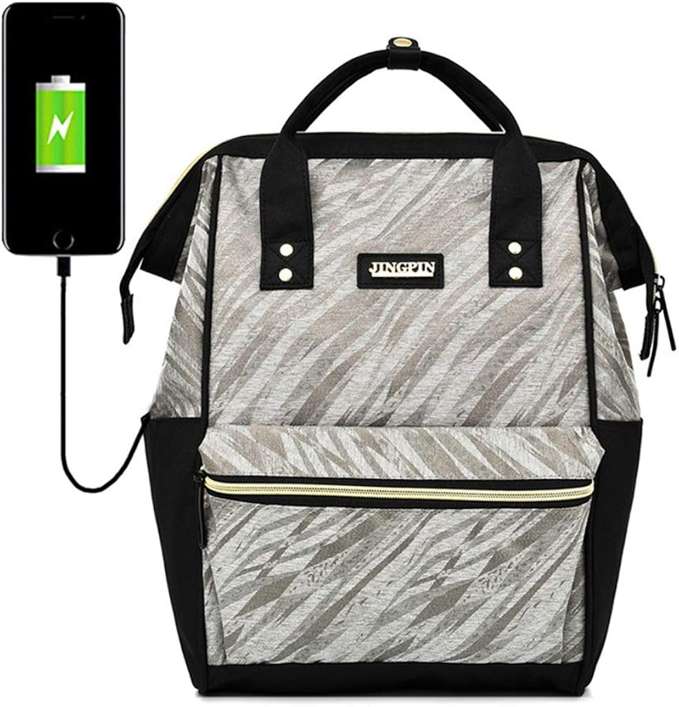 Baby Changing Bag Backpack, Waterproof Diaper Nappy Backpack with USB