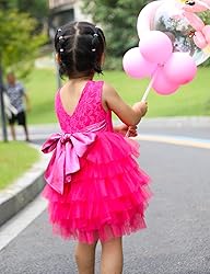 Cilucu Baby Girls Dress Toddler Kids Party Dress