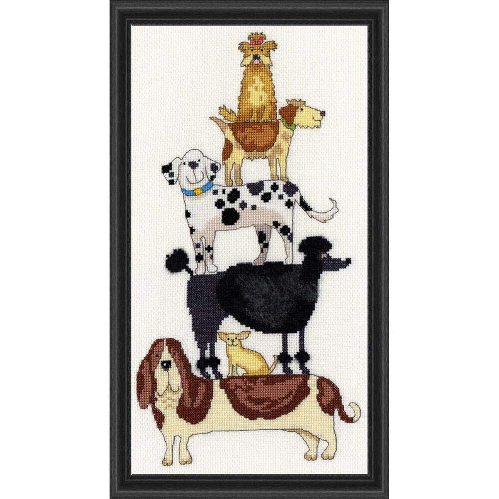 Bothy Threads Cross Stitch Kit - Dog Stack