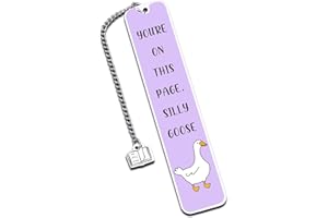 AISEAVRIL CADEAU Cute Bookmarks for Book Lovers Bookish Funny Gifts for Women Metal Bookmark for Bookworm Bookmate Book Reading Accessories for Book Club Back to School Retirement Birthday Christmas Gifts