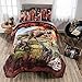 Jurassic World Fallen Kingdom Soft Microfiber Comforter and Sheet Set, Full Size 5 Piece Kids Bedding Set