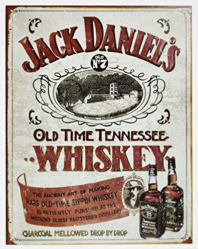 Jack Daniels - Sippin Whiskey Tin Sign 16