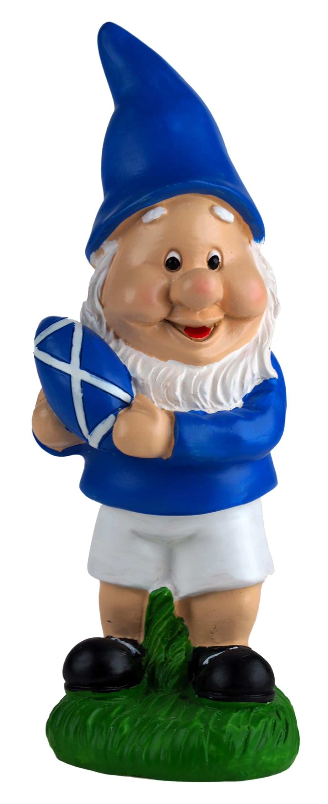 BWG Scottish Rugby 20cm Novelty Garden Gnome Ornaments Figurine