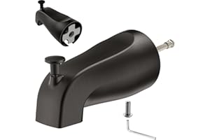 GOLD-HAO-THE-BATHROOM Gold Hao The Bathroom Slip-On Tub Spout with Diverter - Compatible with American Standard 8888026.002 Tub Spout, 5" Bathtub Faucet, Fits 1/2" Copper Piper (5/8" Diameter) - Oil Rubbed Bronze