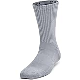 Under Armour Boys' Training Cotton Crew Socks (3-Pairs)