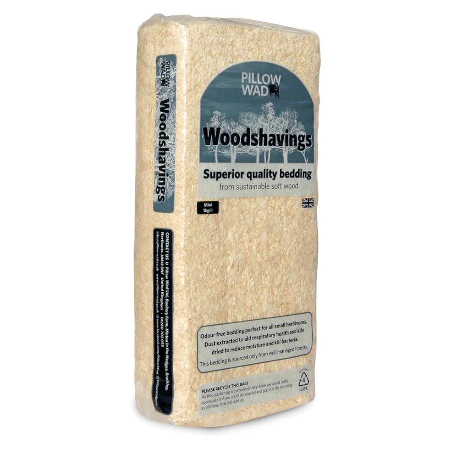 Pillow Wad Woodshavings, Mini, 1kg