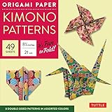 Origami Paper - Kimono Patterns - Large 8 1/4