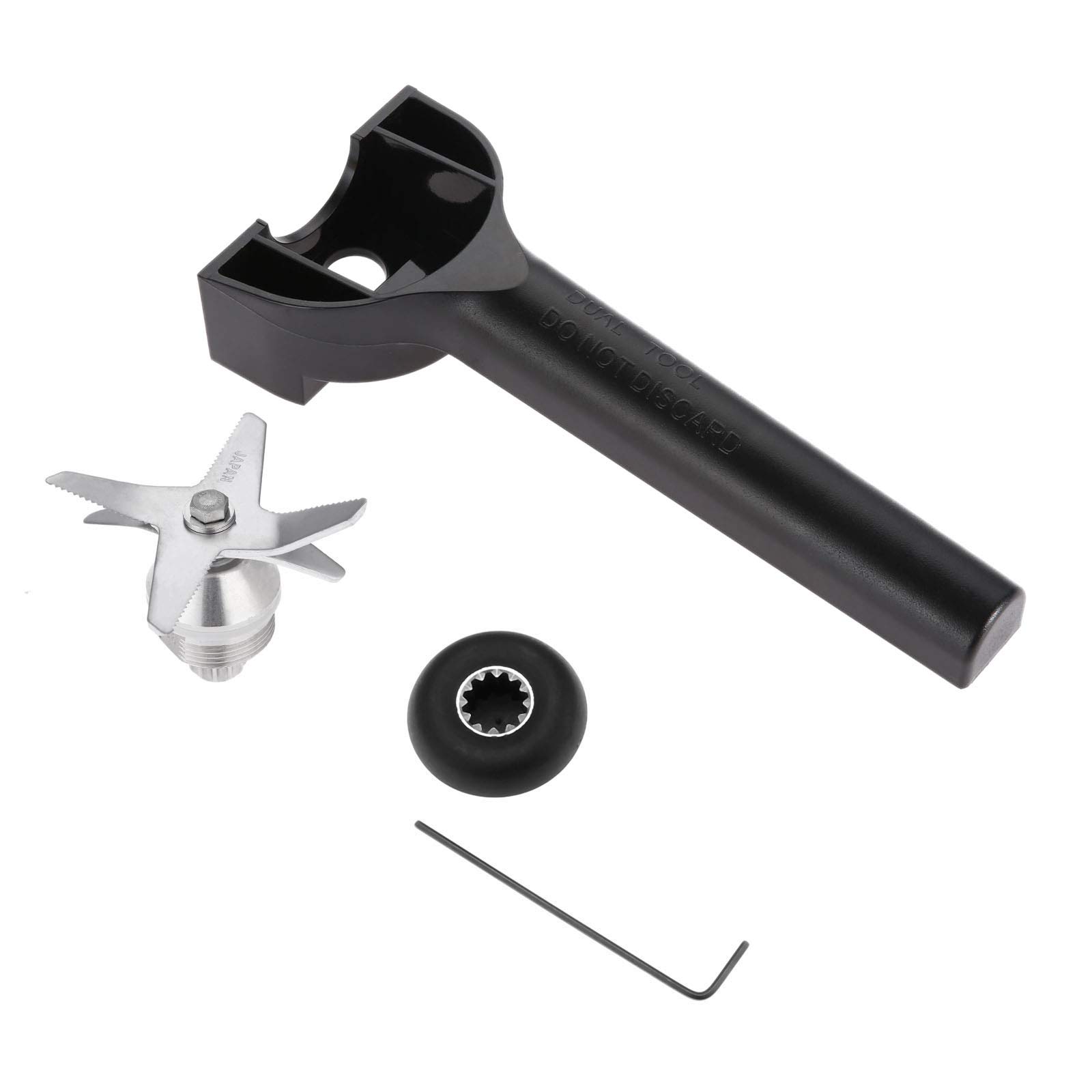 Blender Blade Assembly with Wrench & Drive Socket Removal Tool Kit, Compatible With Vitamix 5200 6300 5000 Series 64oz and 32oz Container