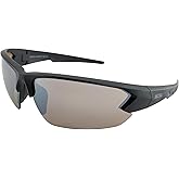 Epoch Eyewear Midway Motorcycle Sunglasses Sports Glasses Black Frame with High Clarity Brown Lens