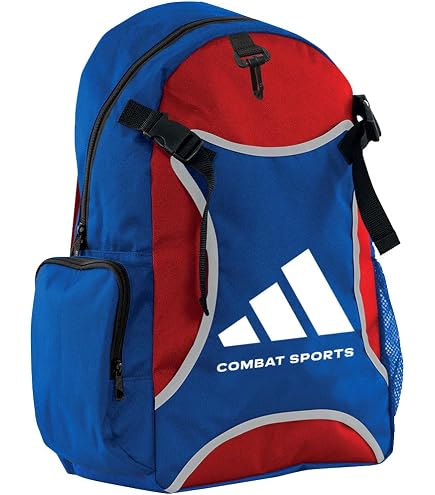adidas Combat Sports Taekwondo Sparring Backpack - Blue Red