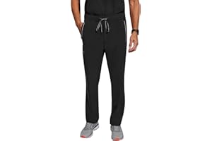 Healing Hands Medical Scrub Pant for Men Noah Bottoms with 7 Pockets, Moisture Wicking, 360° Stretch & Recycled Fibers 9173