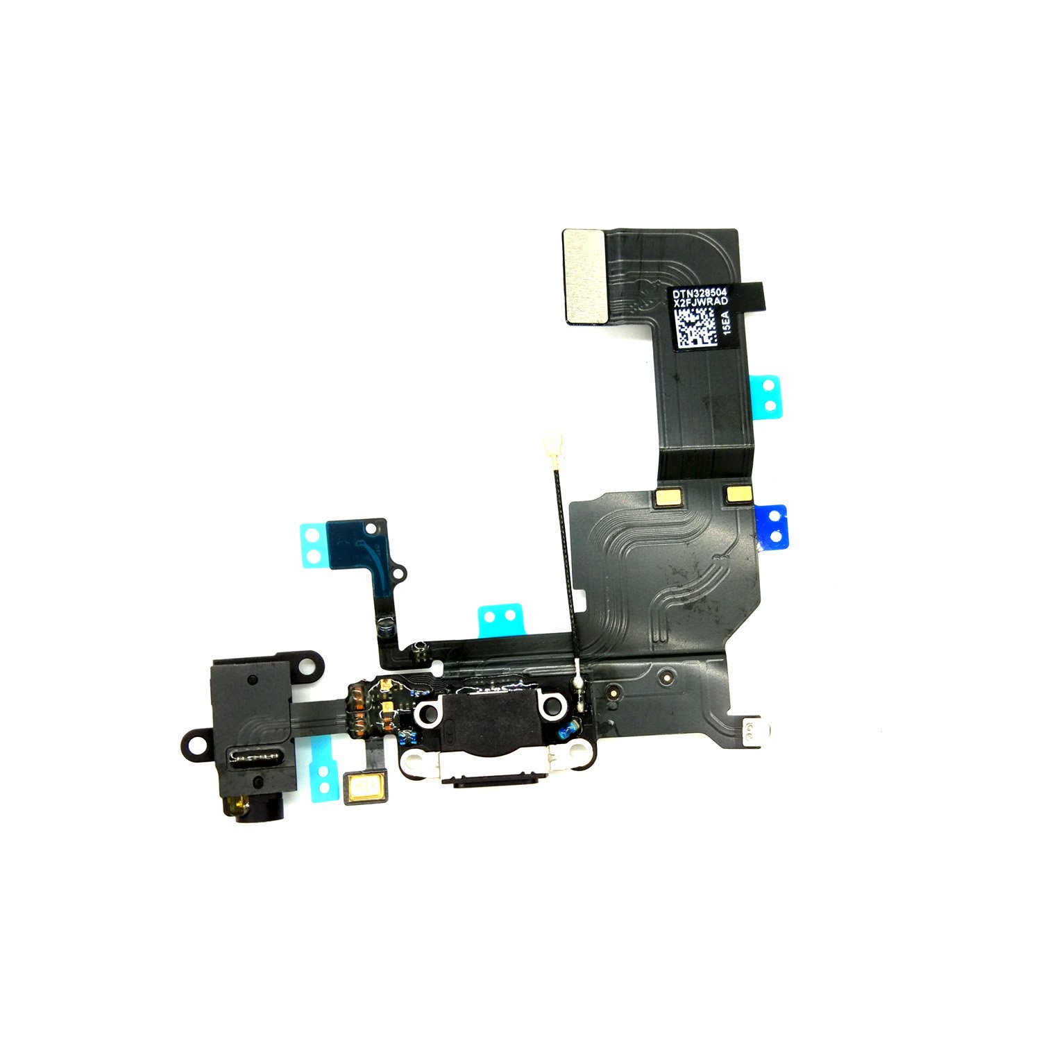 COHK USB Charging Port Dock Connector Flex Cable With Microphone and Headphone Jack Replacement for iPhone 5C