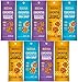 Biena Chickpea Snacks, NON GMO, Gluten Free, Excellent Source of Fiber, Healthy Treats For Everyday, Variety Pack Sampler By Variety Fun (9 Count)