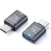 USB C to USB 3.1 Adapter 2 Pack,10Gbps Type C Male to USB A Female Adapter OTG Compatible with iMac,MacBook Air/Pro 2022, iPa