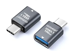 USB C to USB 3.1 Adapter 2 Pack,10Gbps Type C Male to USB A Female Adapter OTG Compatible with iMac,MacBook Air/Pro 2022, iPa