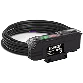 FS-N18 Fiber Optic Sensor,HD LED Dual Digital Display Optical Fiber Amplifier,Long-Distance Optical Communications Diffuse Induction Photoelectric Switch (English Instruction Manual)