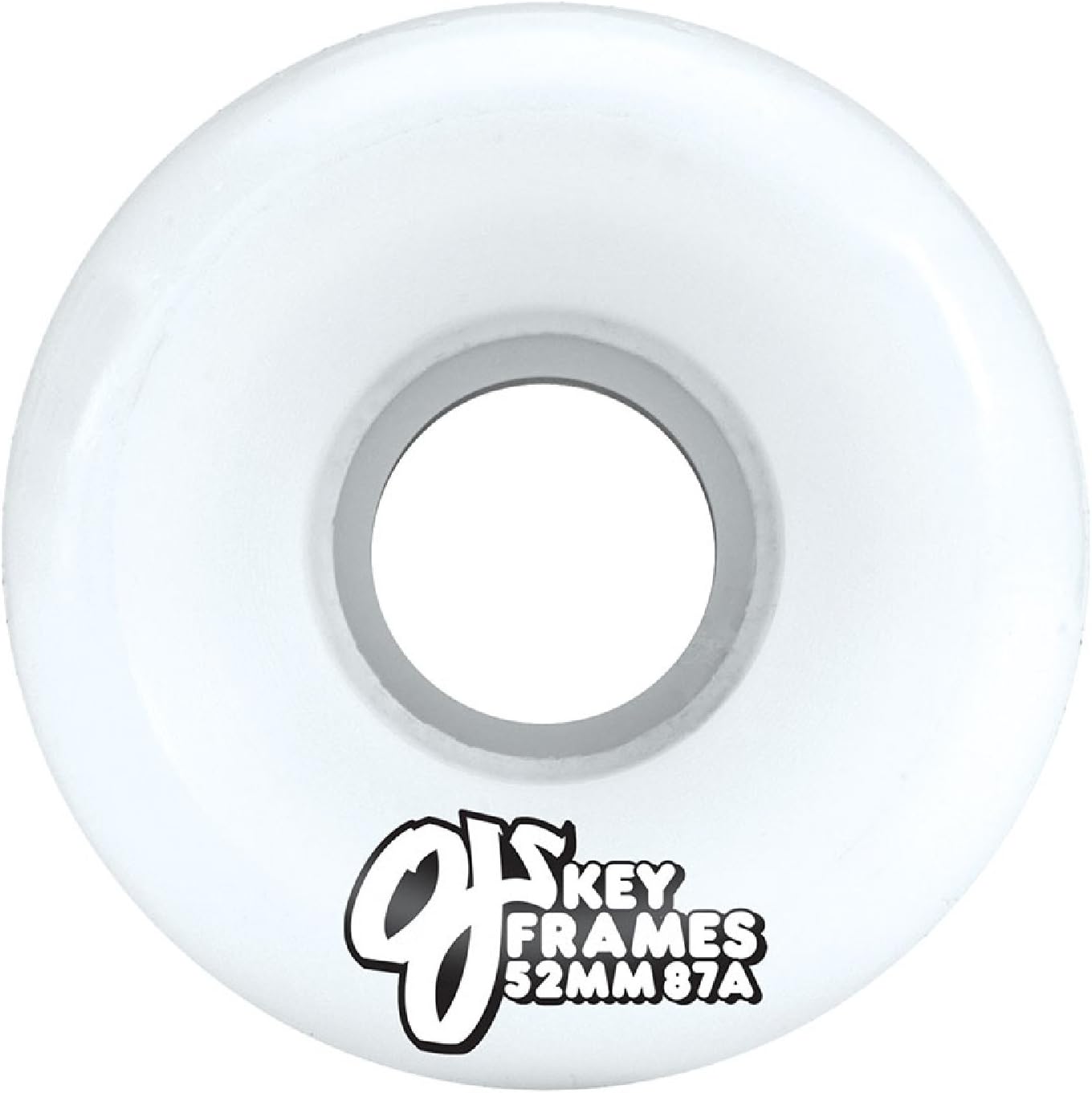 OJ III Skateboard Cruiser Wheels 58mm Plain Jane KEYFRAME 87A White