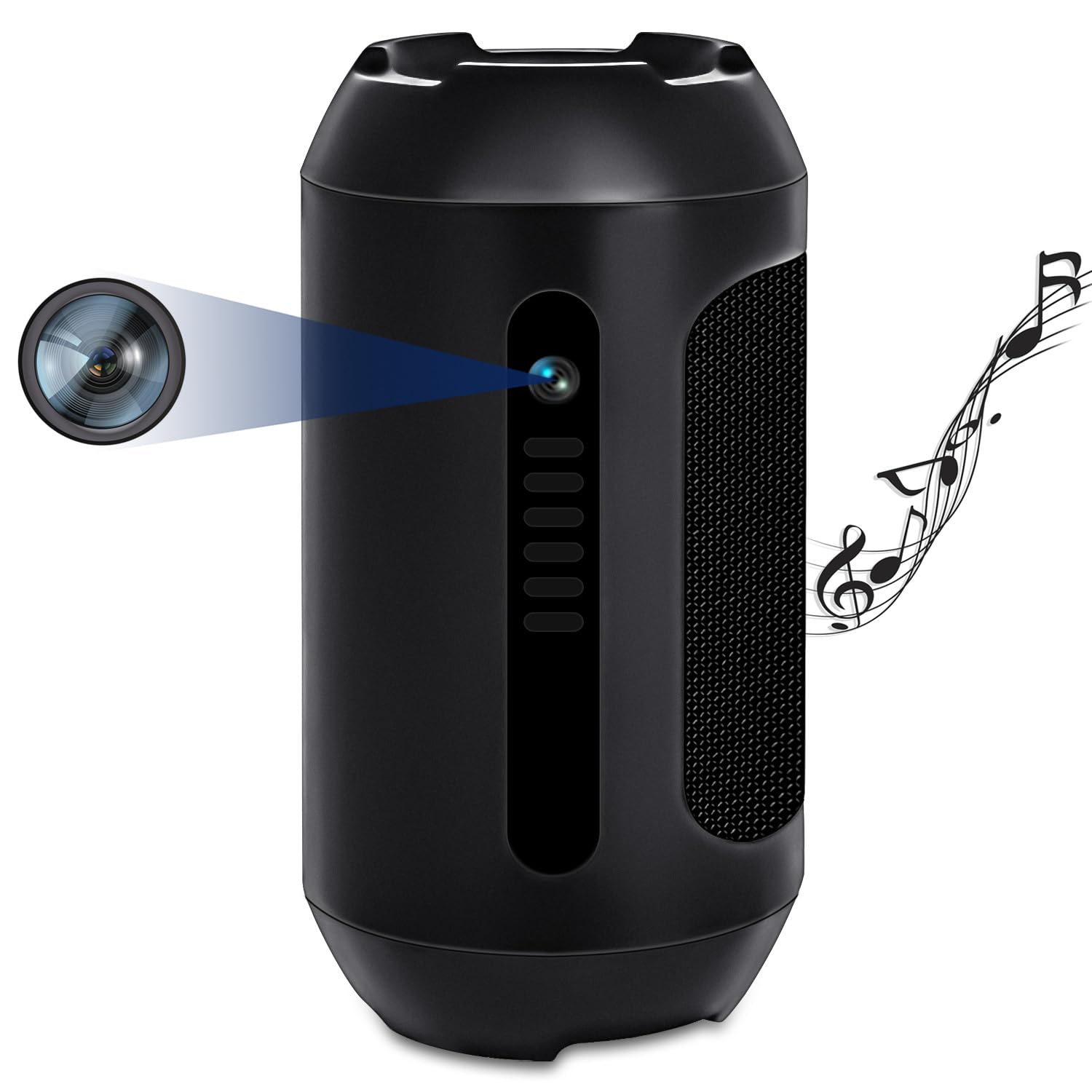 OTADUG Spy Camera Speaker, 1080P HD Mini Wireless Hidden Camera Security Surveillance Nanny Camera with Video and Audio, Motion Detection, Night Vision, 15-hour Playtime, 64 GB