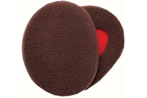 Sprigs Earbags Bandless Ear Warmers/Fleece Earmuffs with Thinsulate - Brown, Medium